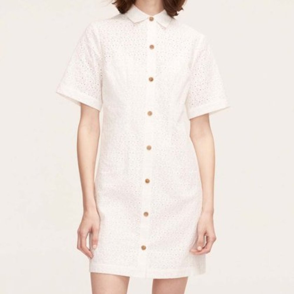 NWT Rebecca Taylor Lea Eyelet Dress - Size 12